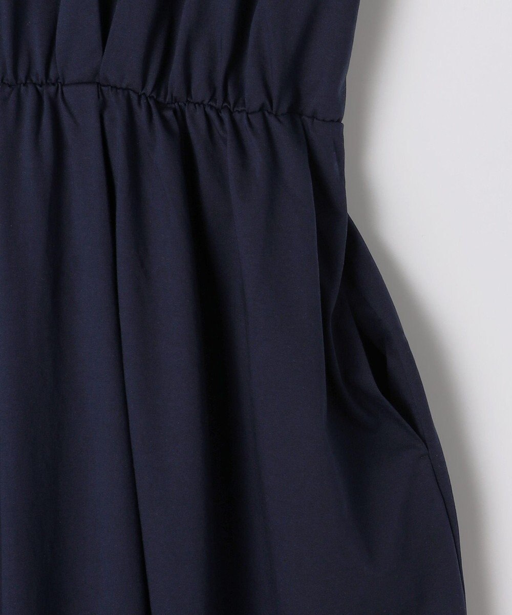 組曲 【洗える・WEB限定】プレーティング天竺 ドレープワンピース 