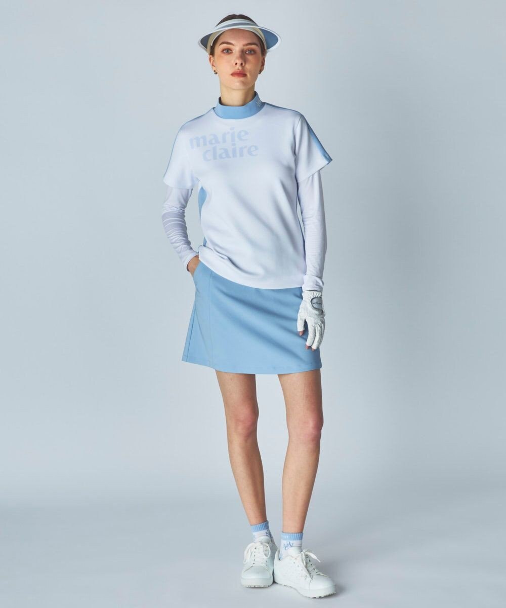 FILA GOLF／marie claire 【Marie claire sports】半袖モックネックシャツインナーセット 