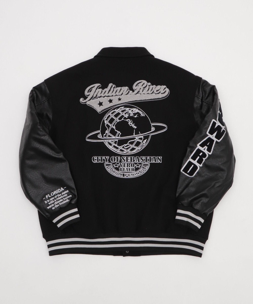 WEGO 【25年秋冬新作/ユニセックス着用ITEM/SMLサイズ展開】メルトンワッペンスタジャン 