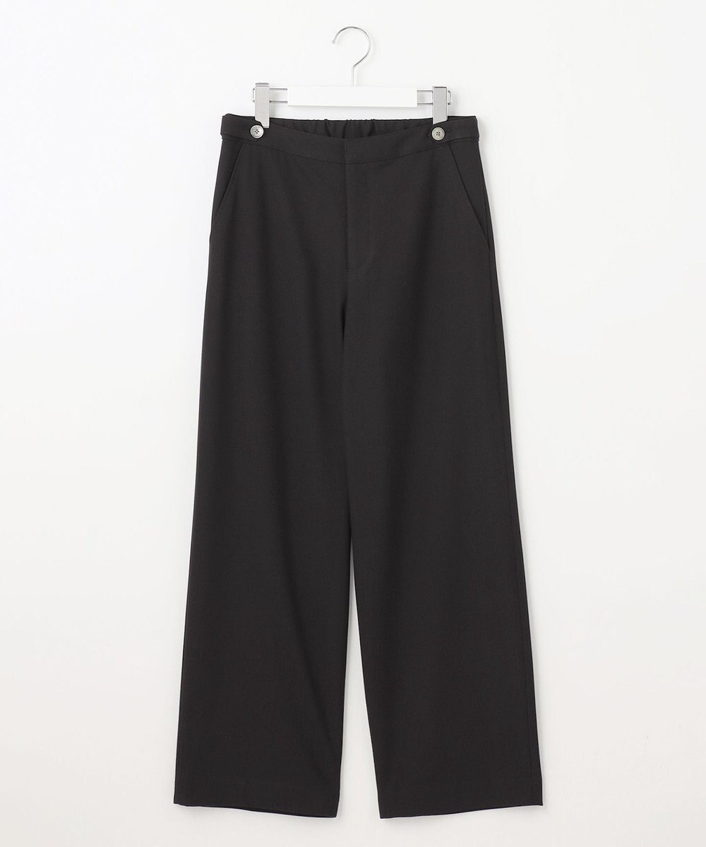 J.PRESS LADIES S 【洗える】2way thermoサキソニー セミワイド パンツ 