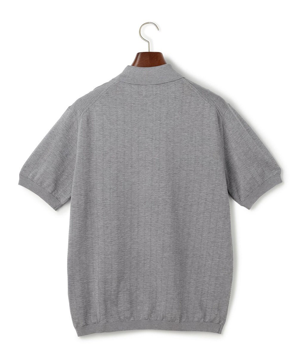 J.PRESS MEN シルクコットン ニットポロシャツ 