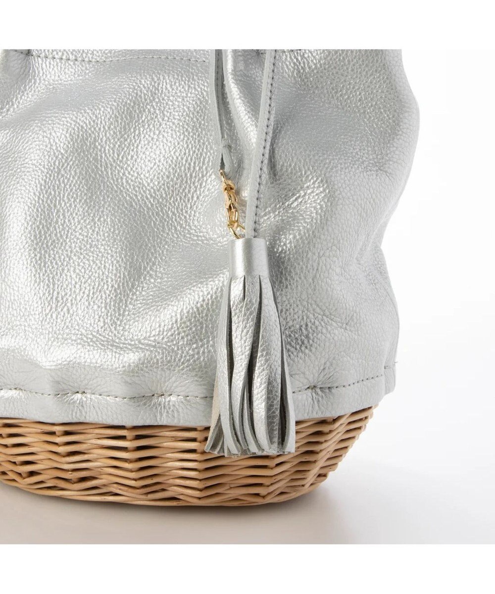 UNBILLION perche 牛革×ヤナギ底2wayトートバッグ 