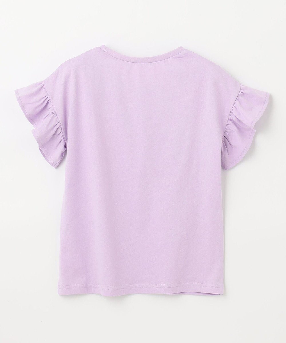 ANY KIDS 袖フリル エモプリント Ｔシャツ 