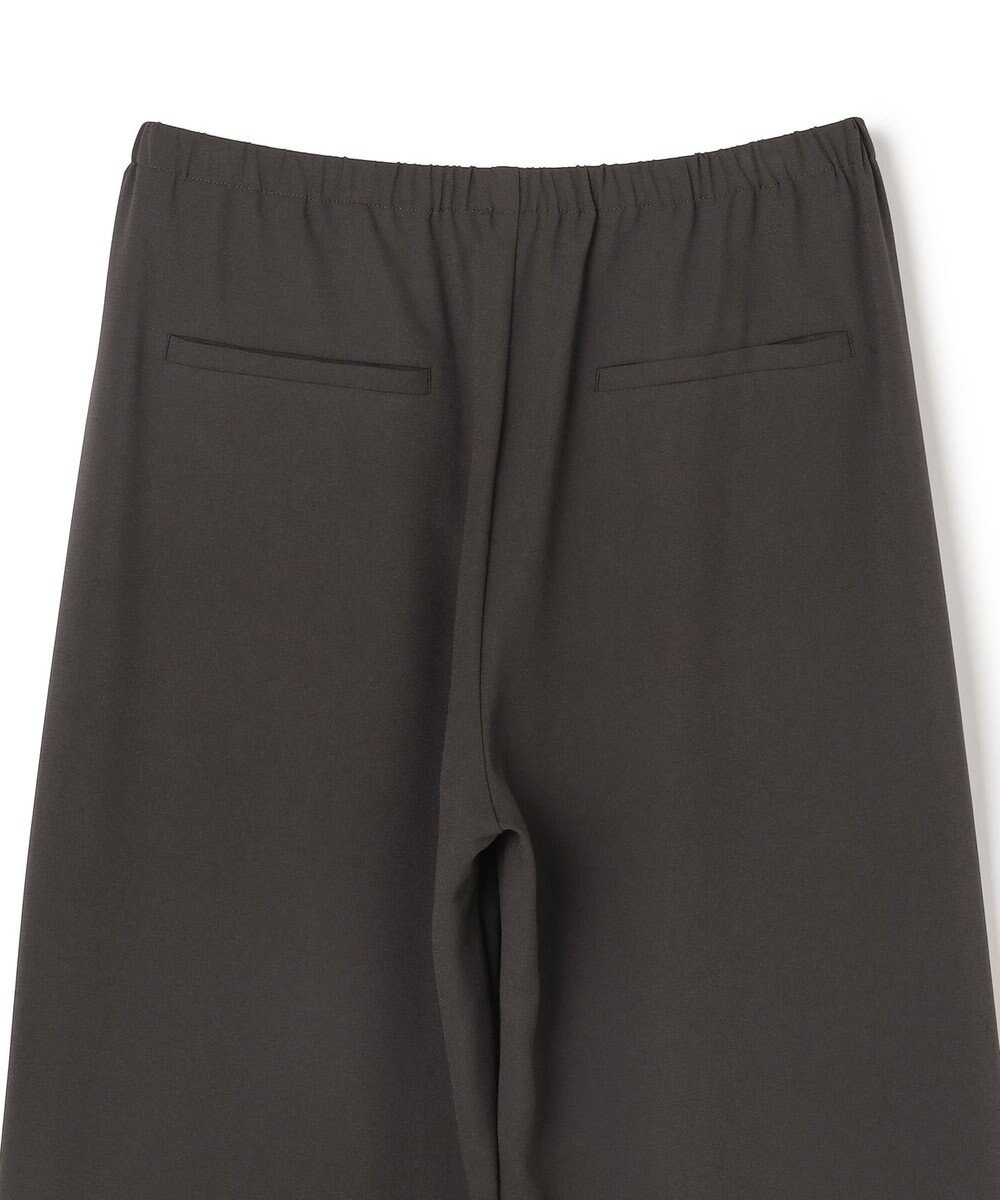 UNFILO L 【ウエストゴム】ライトジョーゼット イージーワイドパンツ 