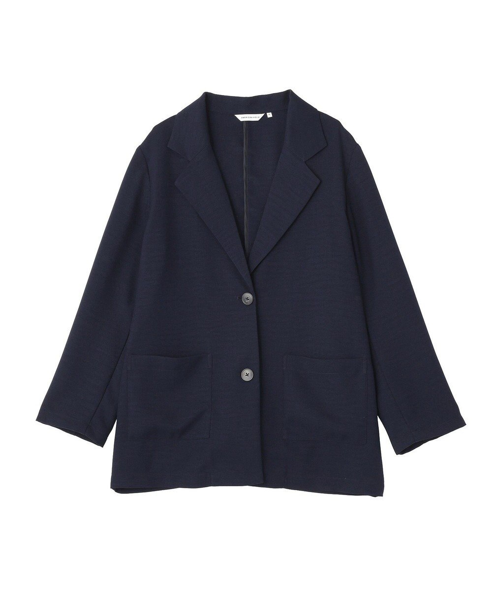 AMERICAN HOLIC リネンライクオーバーサイズジャケット 