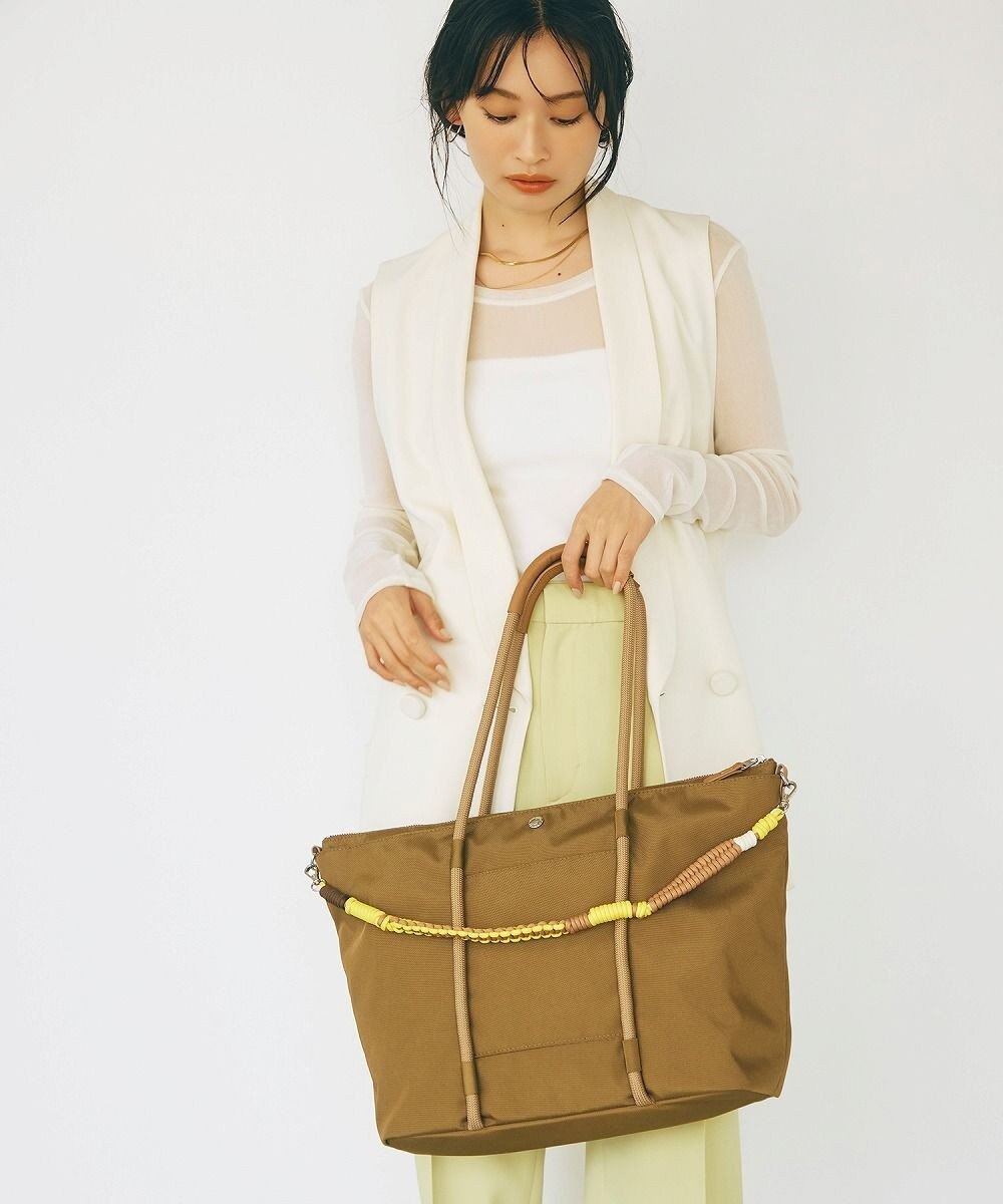 TOPKAPI 【Breath TOPKAPI】コードチャーム付き ビッグ トートバッグ 