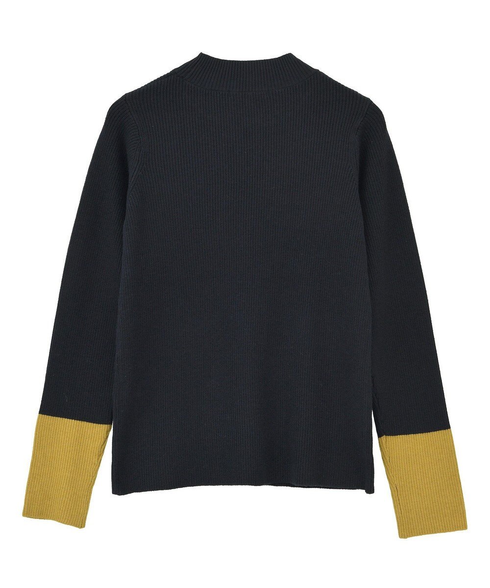 AMERICAN HOLIC バイパチ袖配色リブプルオーバー 