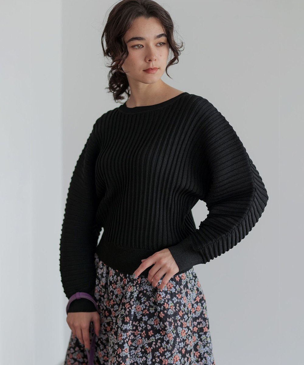 組曲 S ラメリブドルマン ニット 