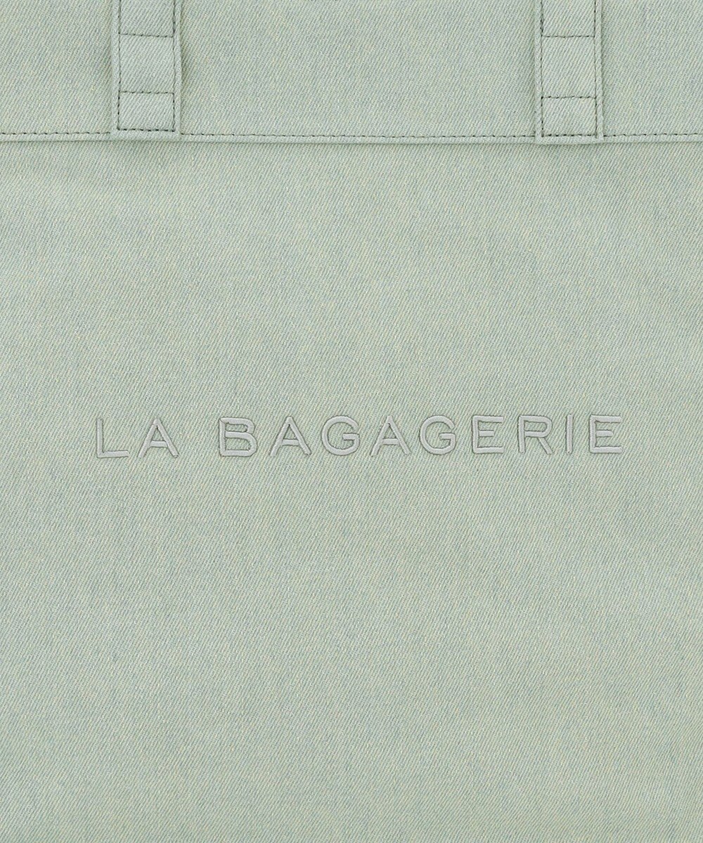 LA BAGAGERIE チャーム付きデニムバッグ Mサイズ 