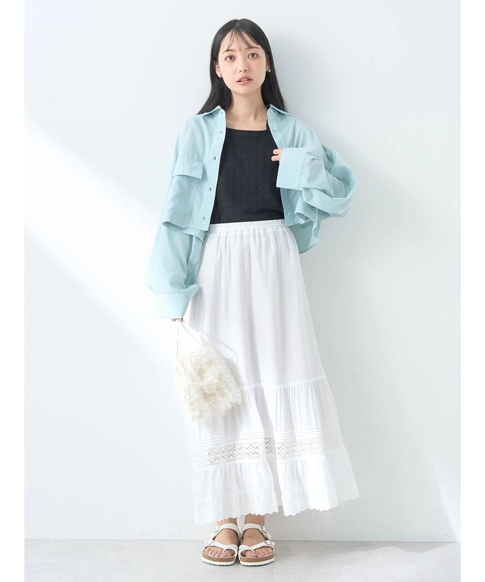 earth music&ecology ビッグポケットショートシャツ 