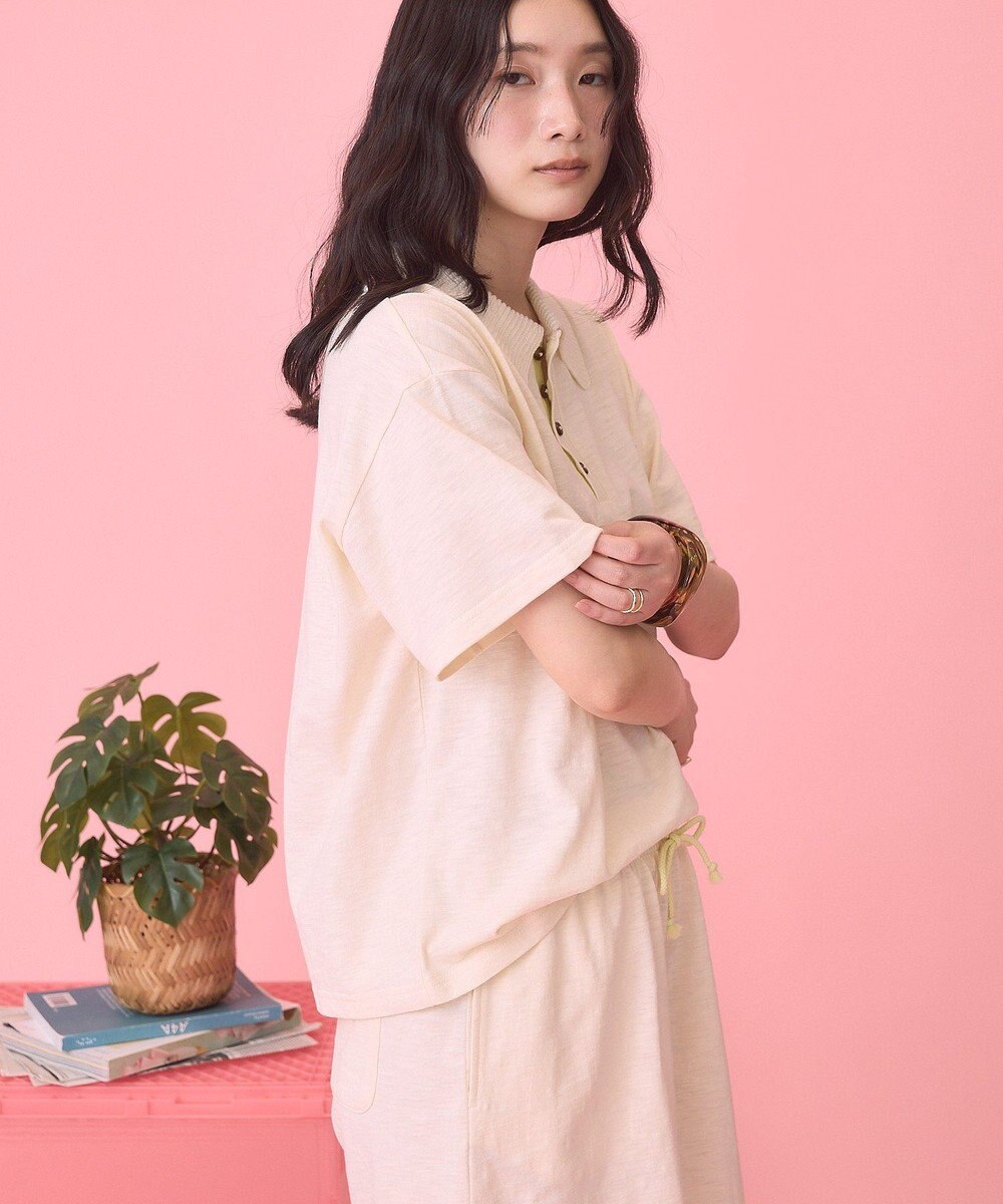 AMERICAN HOLIC 【PENNEY'S】配色ポロ+ショートパンツ 