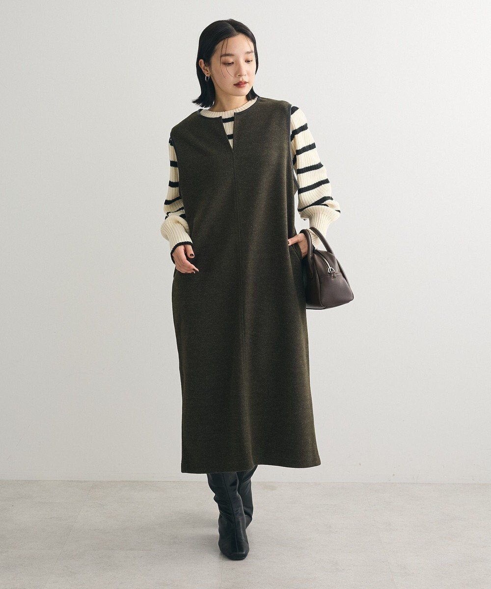 Green Parks 洗える　パフニットプルオーバー 