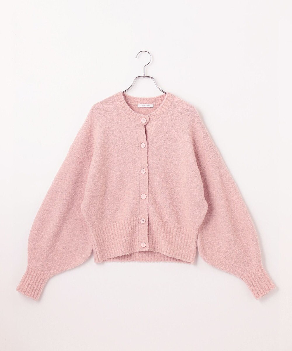 #Newans 【洗える】ボリュームスリーブニットカーディガン 