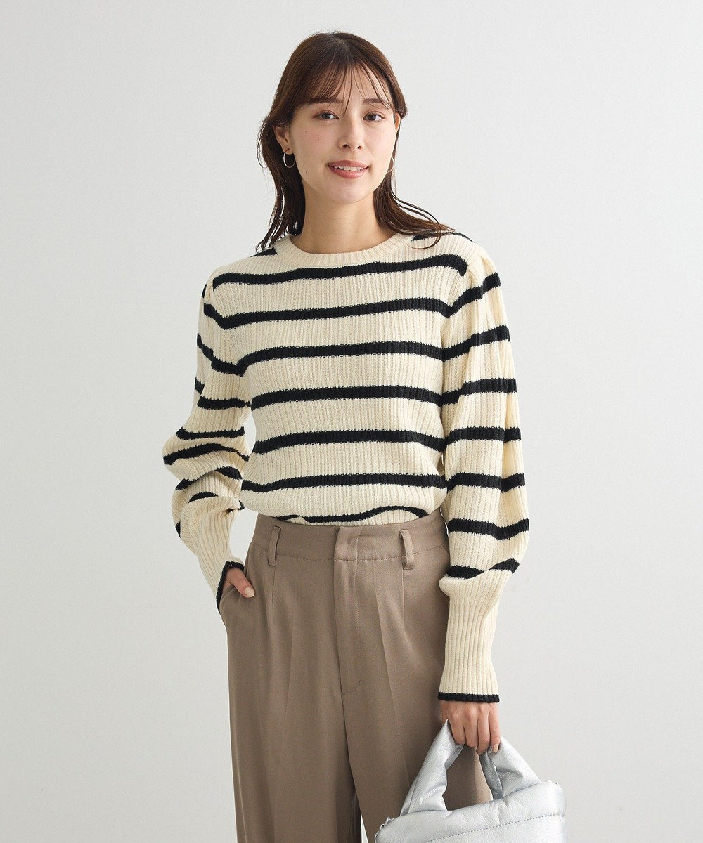 Green Parks 洗える　パフニットプルオーバー 