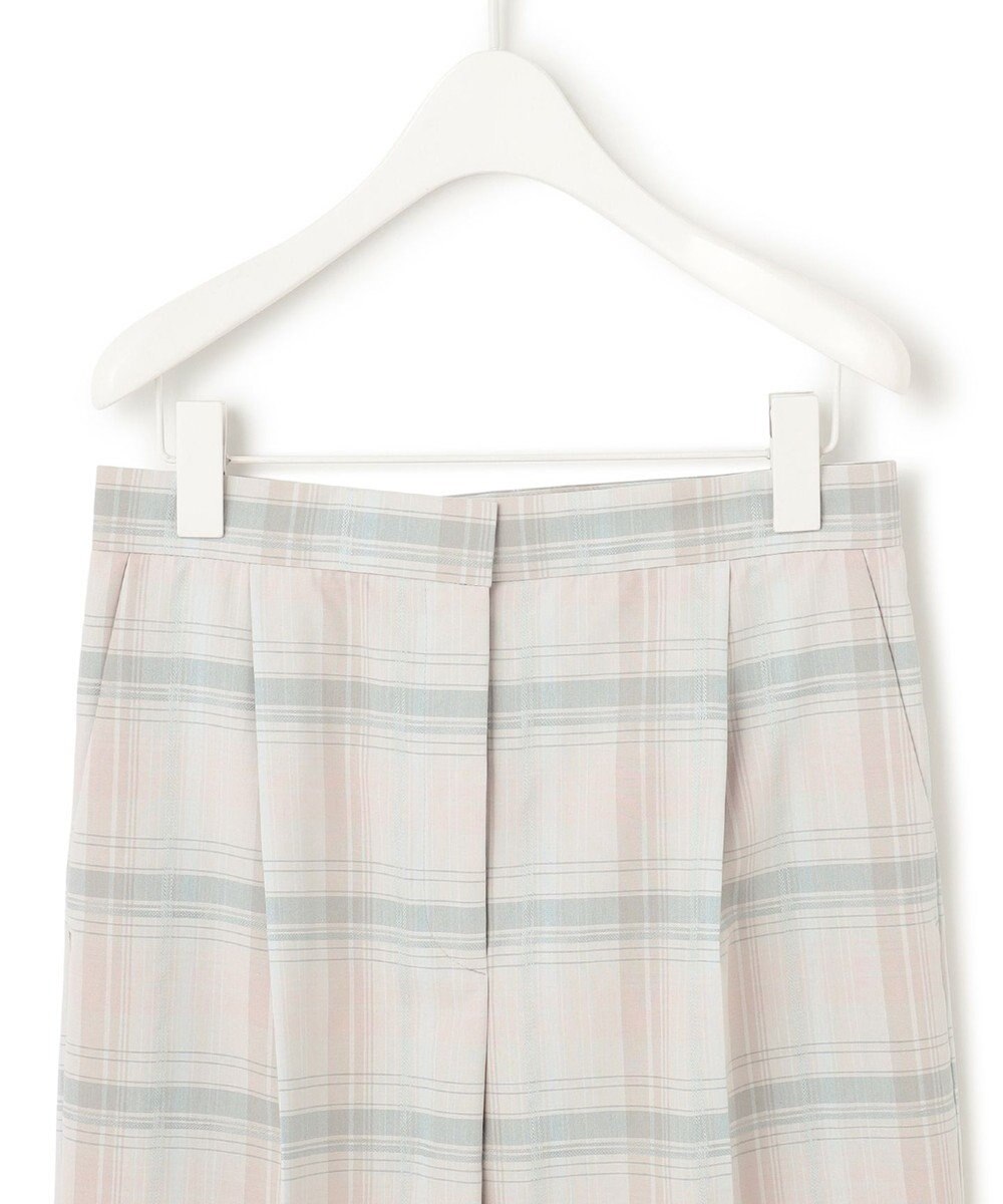 ICB 【洗える】TRドビーチェック ストレートパンツ 