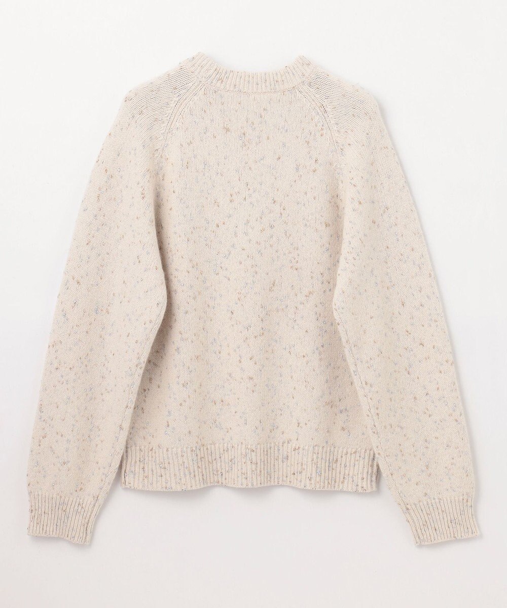 GRACE CONTINENTAL カシミヤ混ラメニットトップ 