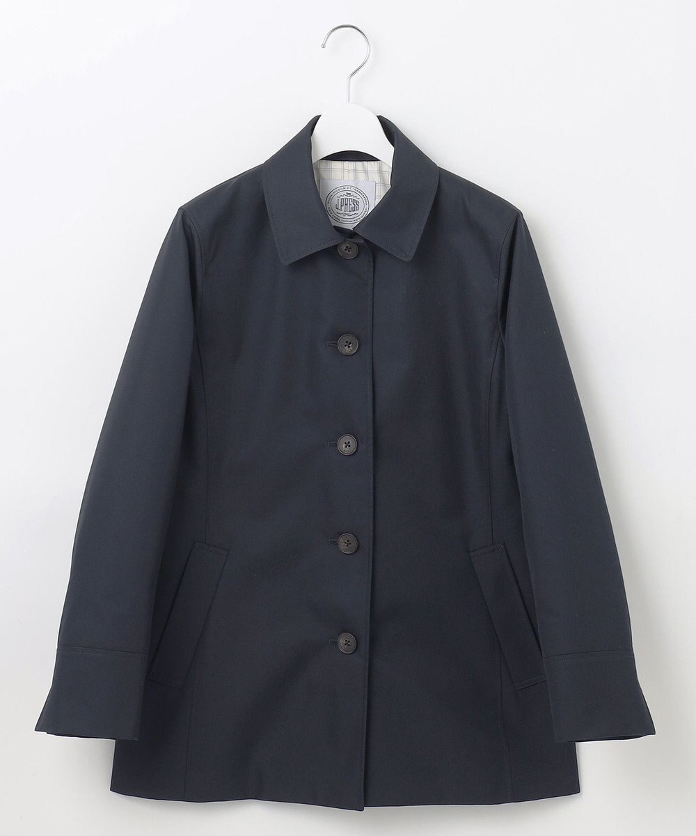 J.PRESS LADIES L 【WEB限定カラーあり・撥水】80/2 T/C ツイル ステンカラー ショートコート 