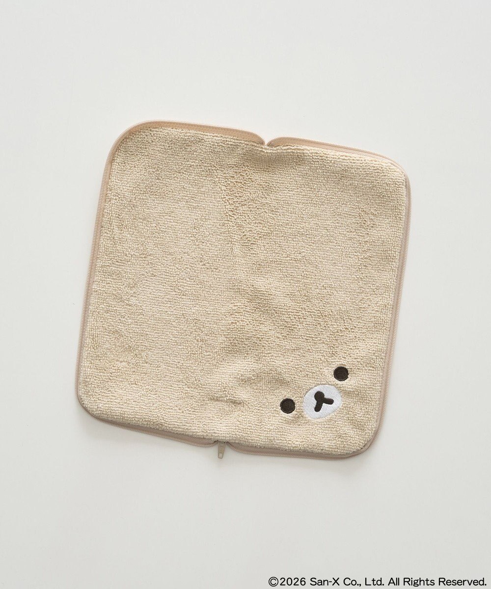 earth music&ecology 【予約】リラックマ×earth 2wayジップハンカチ 