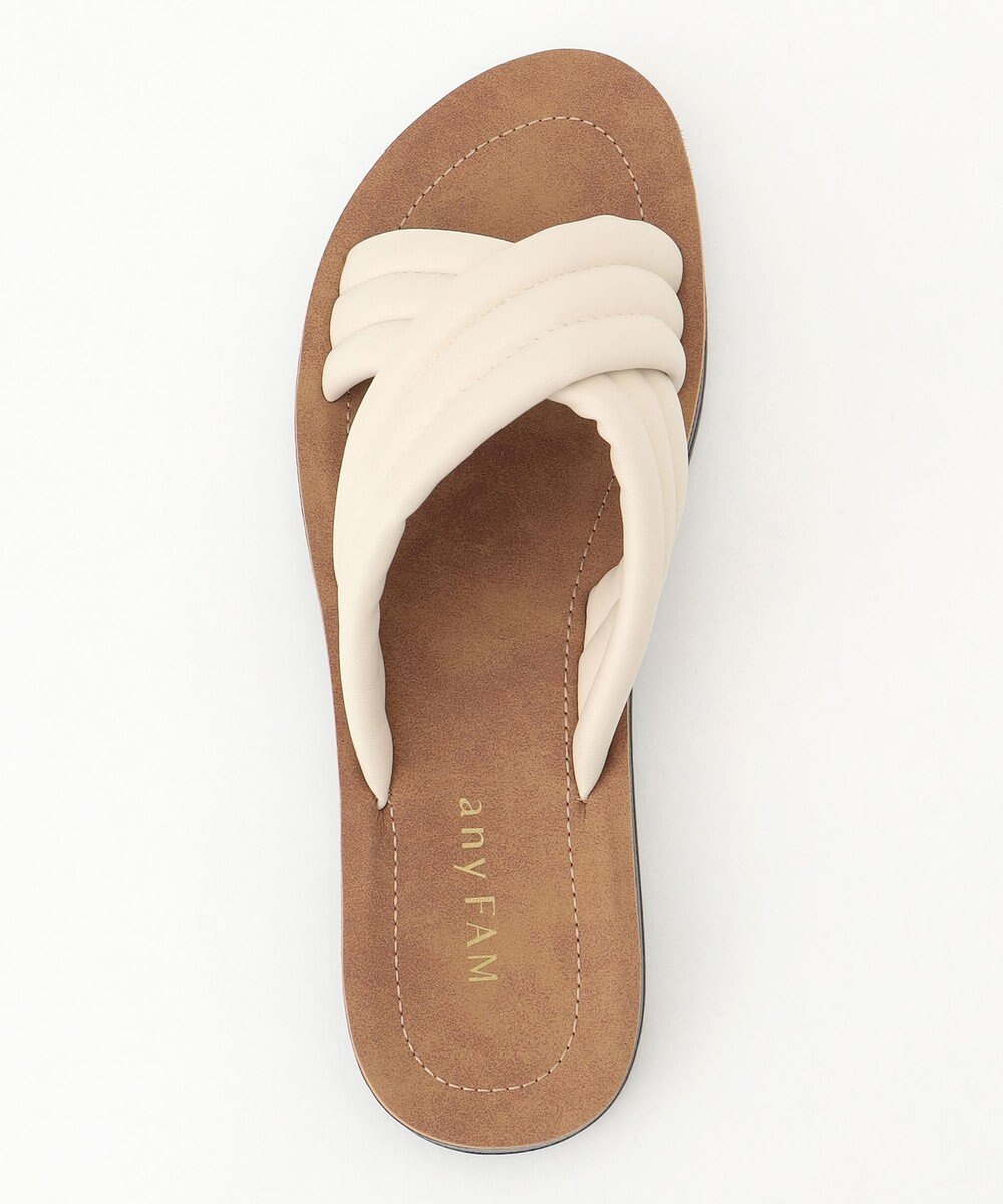 ANY ソフトキルトクロスサンダル 