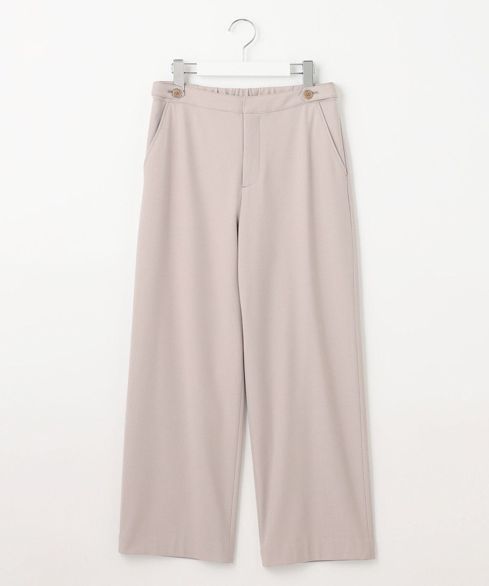 J.PRESS LADIES S 【洗える】2way thermoサキソニー セミワイド パンツ 