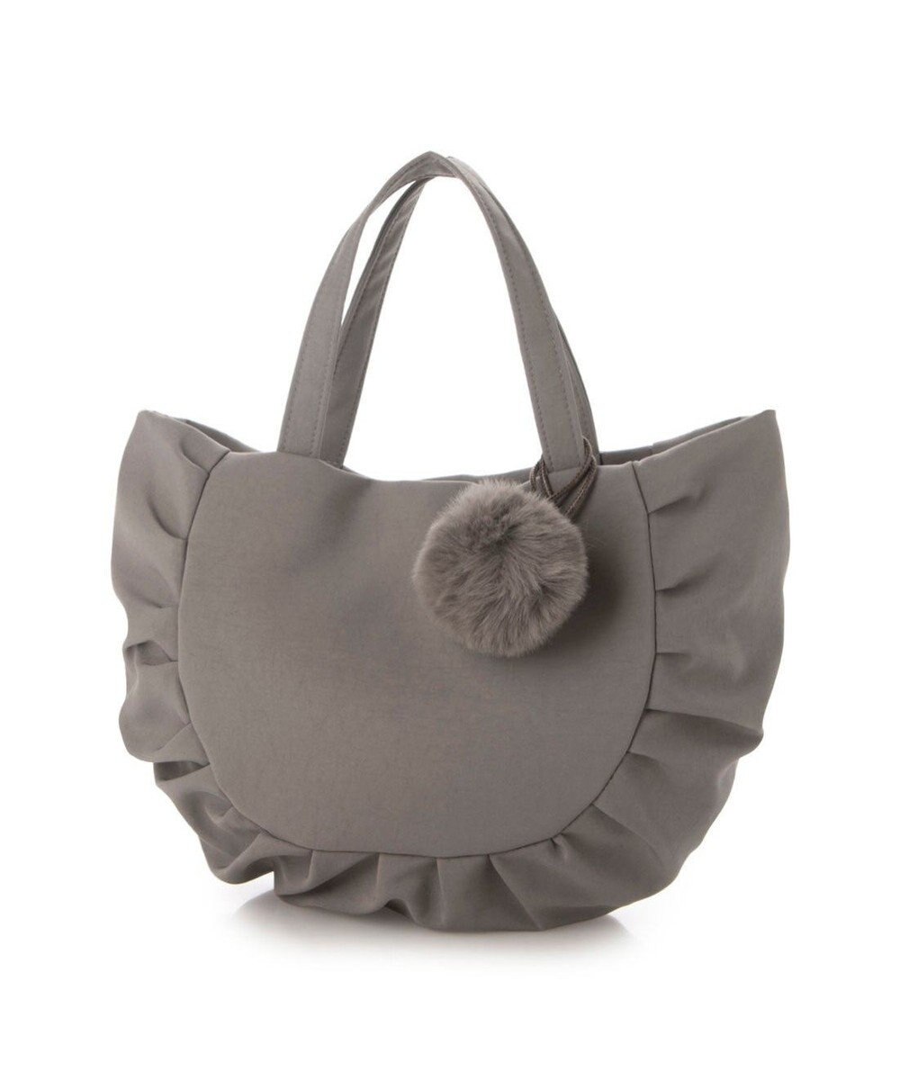 UNBILLION カシュカシュ cachecache / ポンポンつきラウンドミニトート 