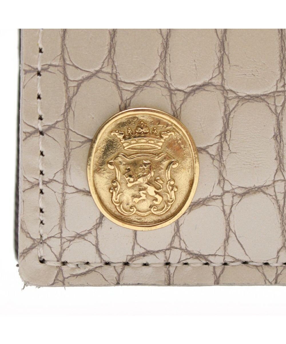 A.D.M.J. 【牛革】クロコ型押し/ロングウォレット 