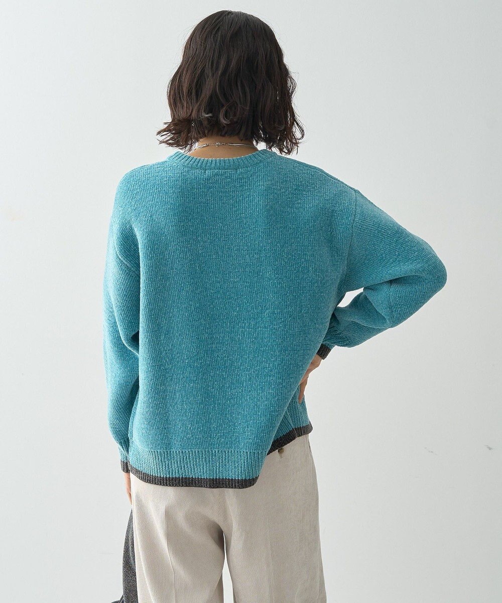 AMERICAN HOLIC バイカラーニットプルオーバー 