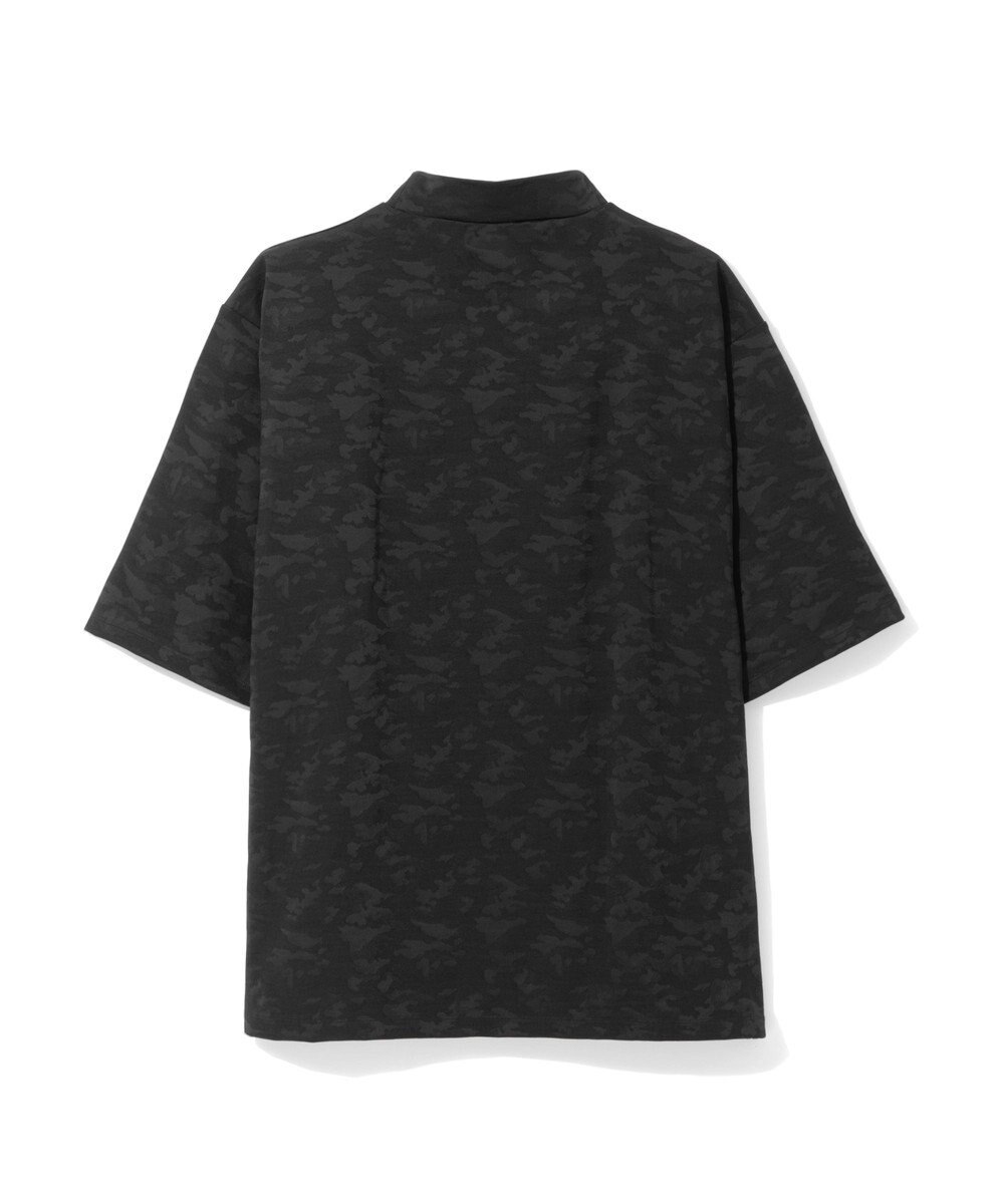 ZERO HALLIBURTON カモフラージュ柄 ジャガードモックネックシャツ ZHG-A4A 2a 82852 ゴルフウェア 