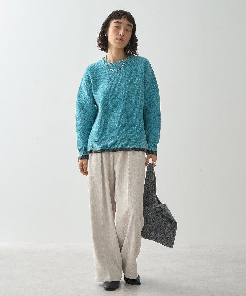 AMERICAN HOLIC バイカラーニットプルオーバー 