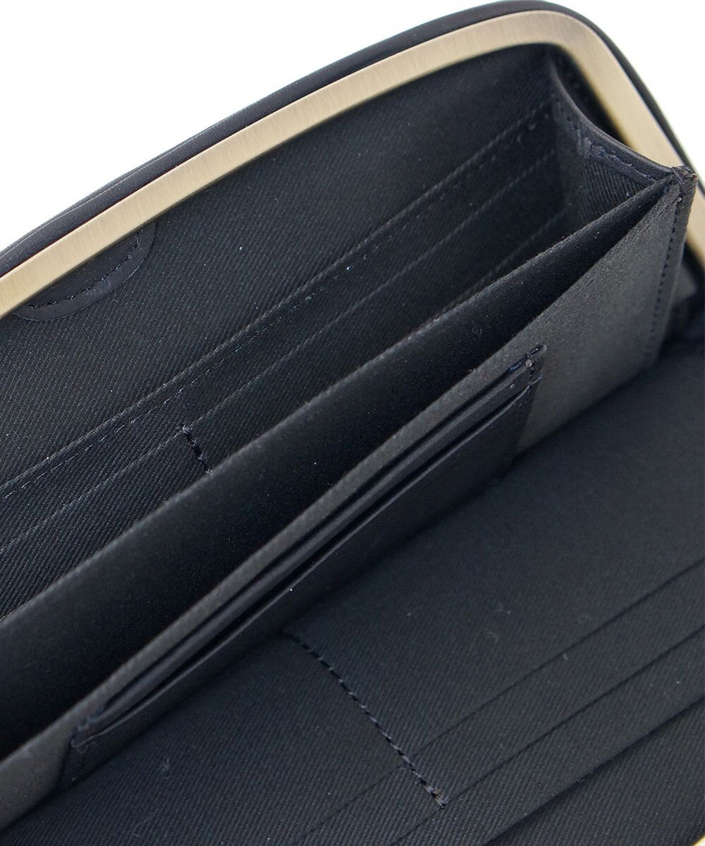 FOLNA RD ソフトレザーロング 天溝がま口 財布 