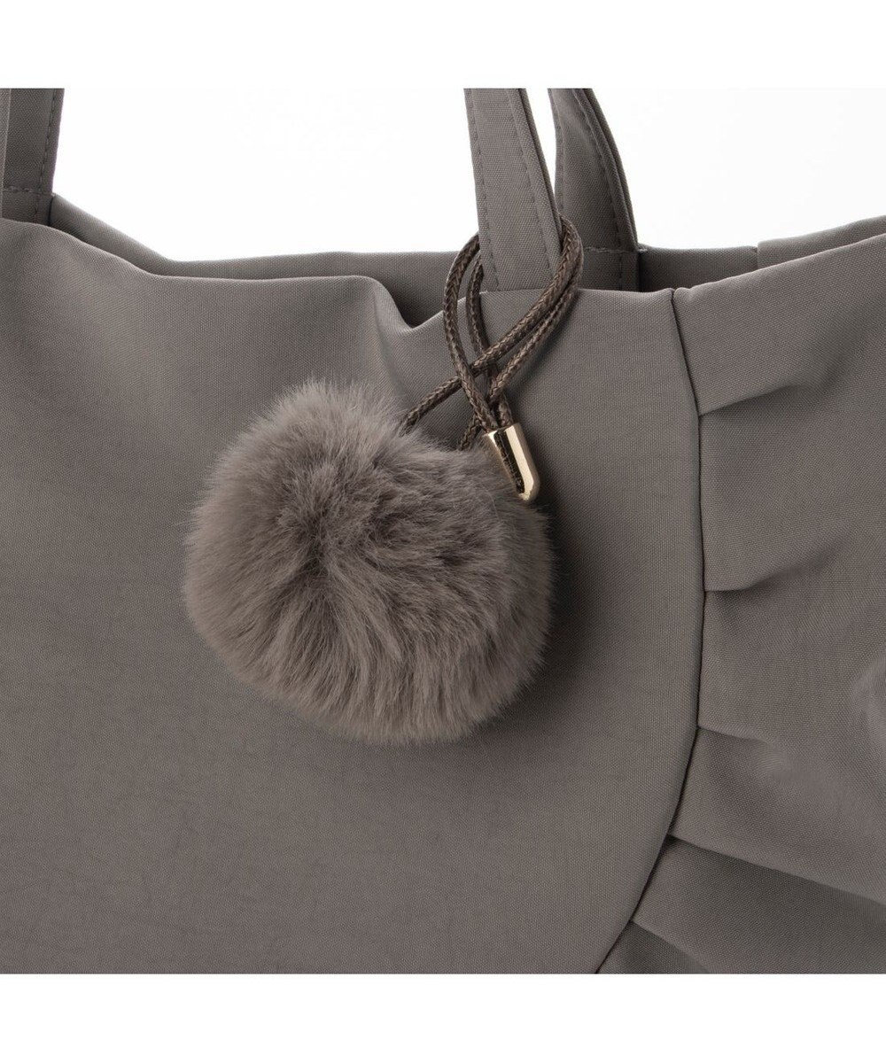 UNBILLION カシュカシュ cachecache / ポンポンつきラウンドミニトート 