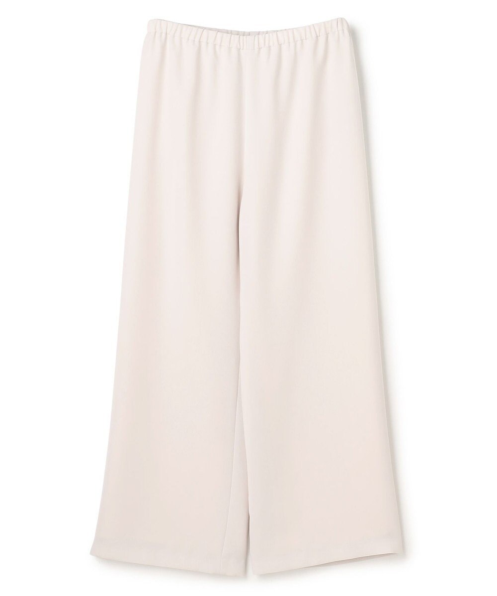 UNFILO 【ウエストゴム/セレモニー】ドライダブルクロス イージー ワイドパンツ 