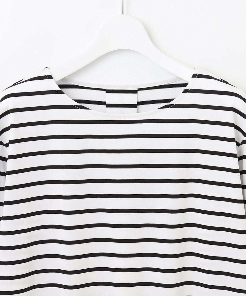 J.PRESS LADIES S ボーダー TEE シャツテール カットソー 