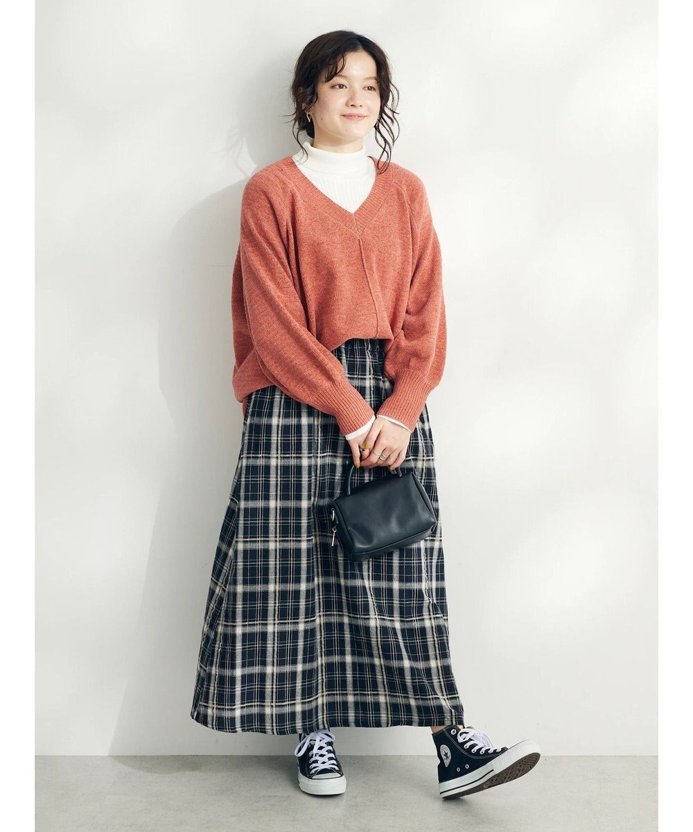 CRAFT STANDARD BOUTIQUE 洗えるコードモールＶネックプルオーバー 