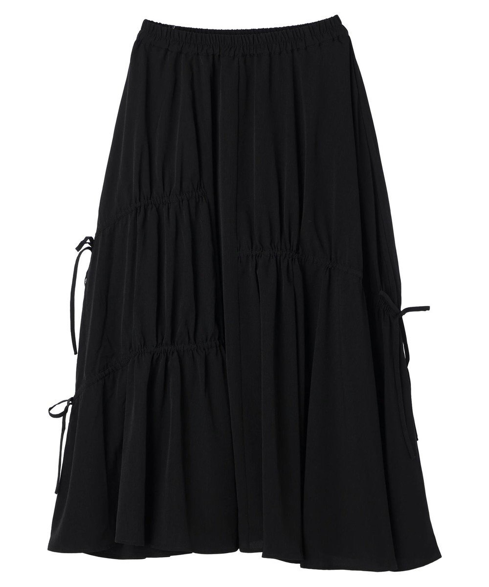 earth music&ecology ドロストギャザーフレアスカート 
