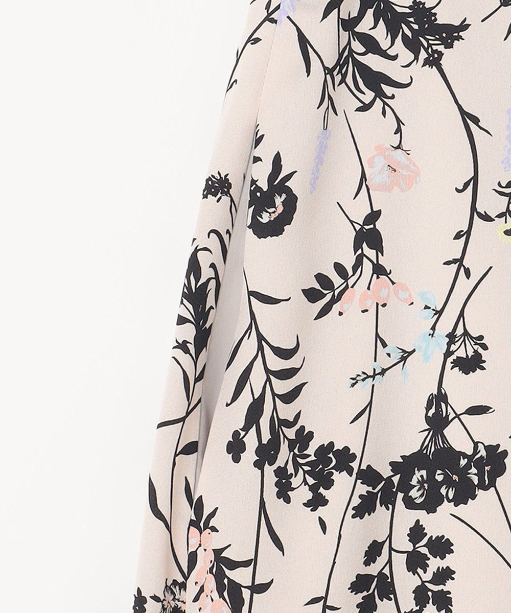 自由区 【洗える・XSサイズあり】ハーバルフロープリント スカート 