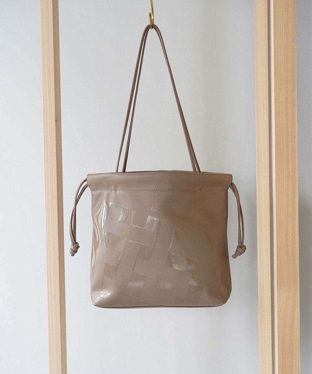 MIYABIYA La quoh with kirakaracho　角つなぎ ソフトレザー ミディアムトート 