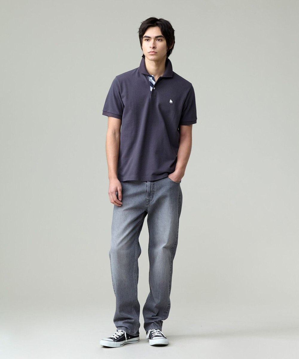 J.PRESS MEN 気品と愛嬌のバランスが抜群！【J.PRESS人気NO1ポロシャツ】 バックブルカノコレジメン ポロシャツ 