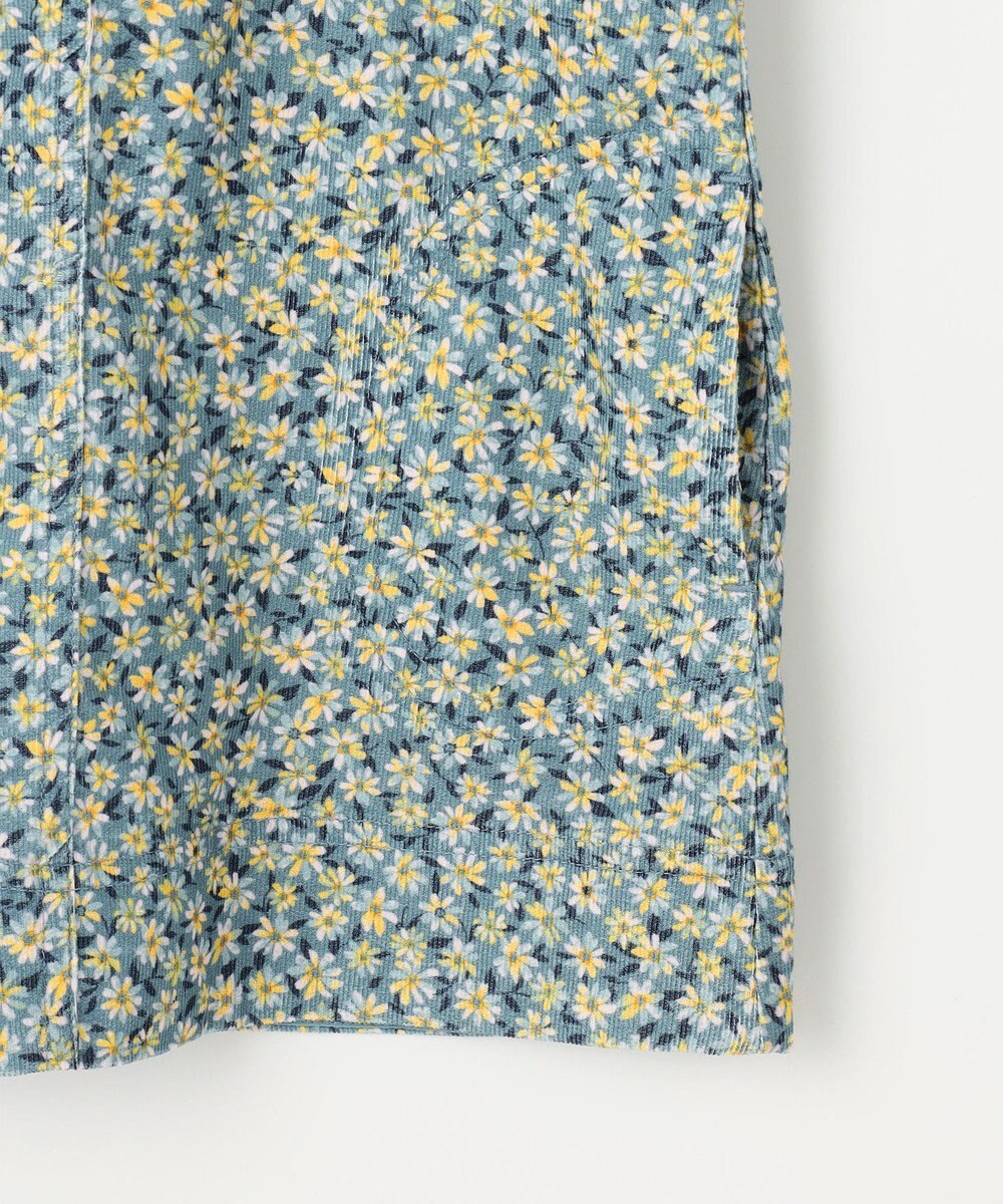 組曲 KIDS 【100㎝】モノトーンフラワーコーデュロイ ワンピース 