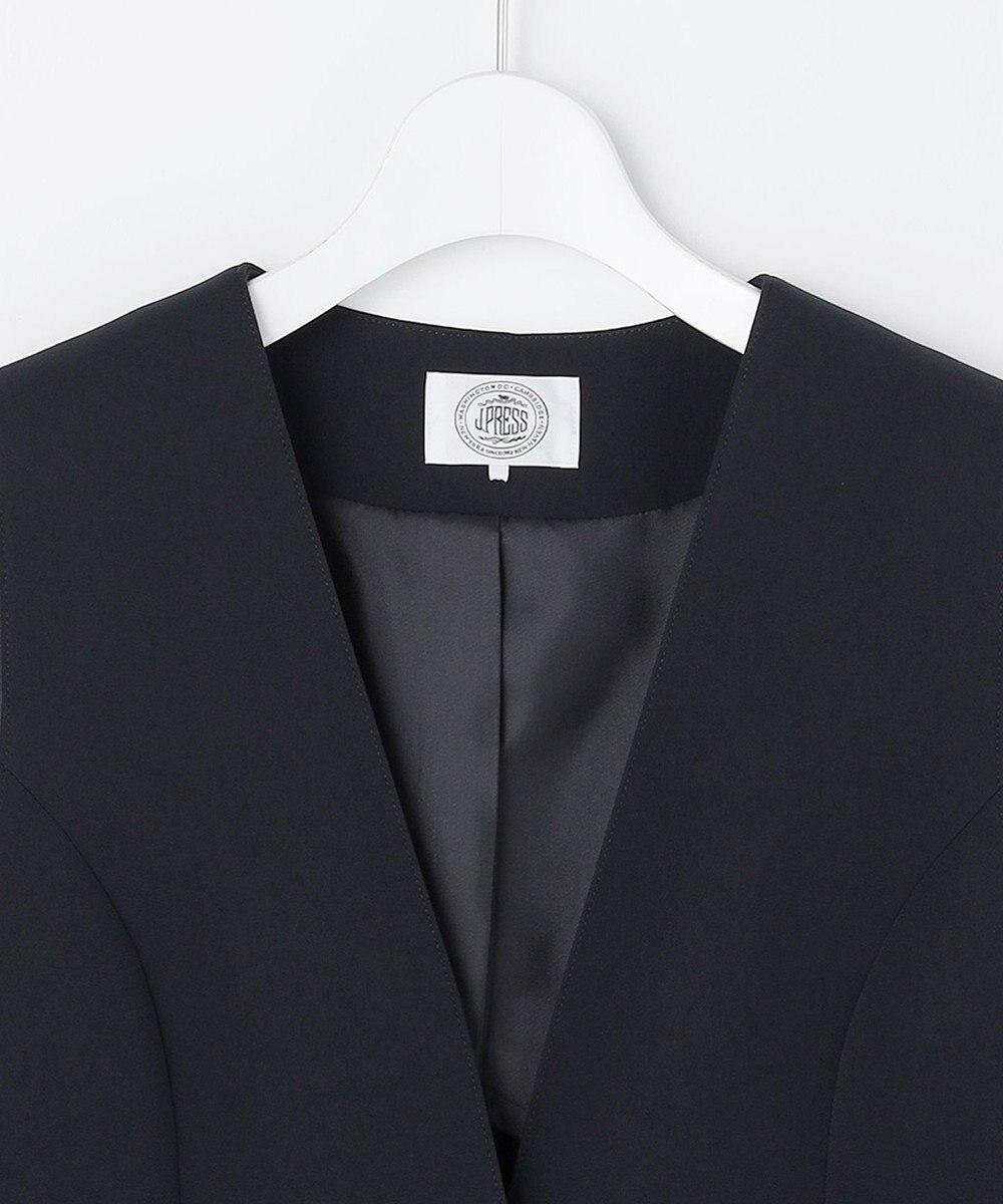 J.PRESS LADIES L 【セットアップ対応】セラテリーダブルクロス ジレ 