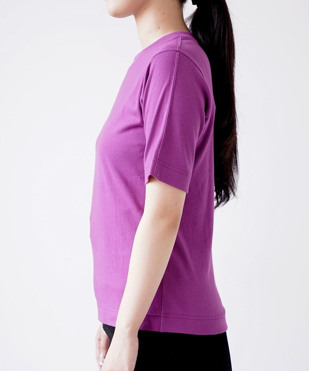 HAAG スマイルコットン BACK RIB T-SHIRTS Tシャツ 
