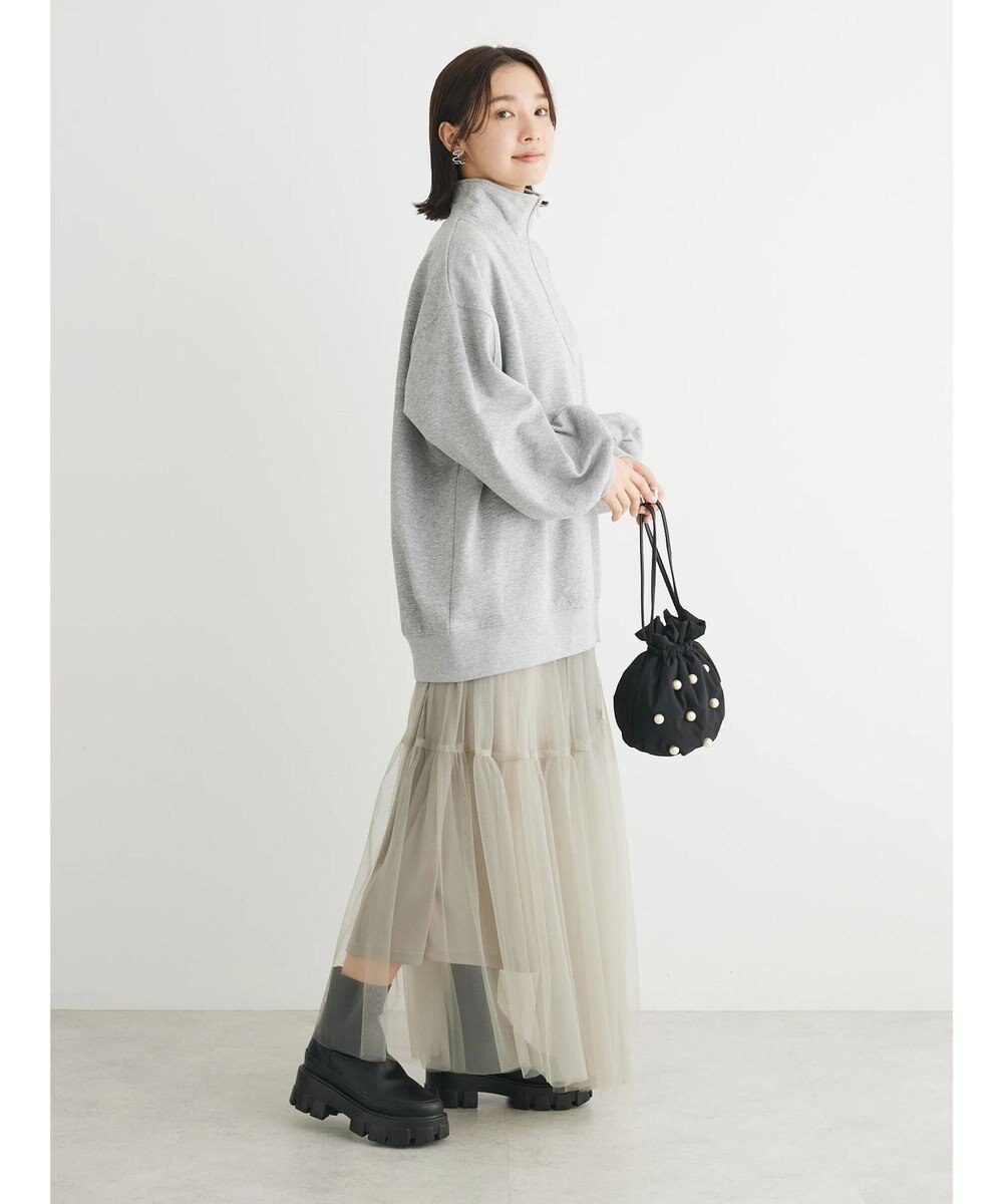 Green Parks ・ＳＵＧＡＲ　ＳＰＯＯＮ　ウラキモウハーフＺＩＰスウェット 