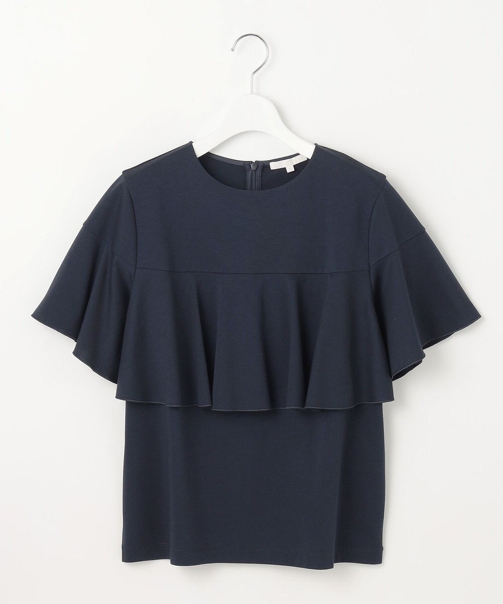 自由区 S 【接触冷感・UVカット・吸水速乾・抗菌防臭・洗える】ハイツイストポンチフレアディティール カットソー 