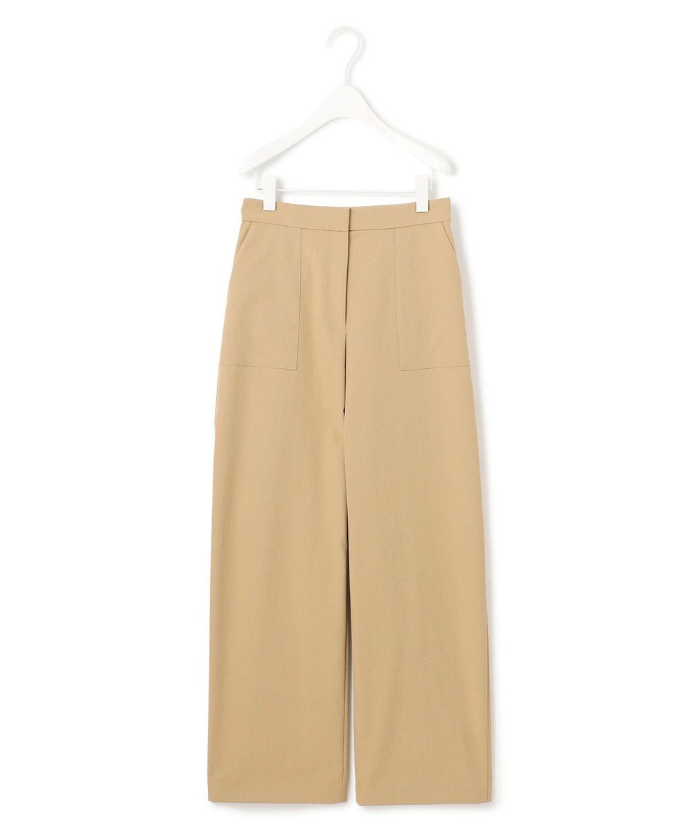 ICB 【洗える】ストレッチピーチツイル バレルパンツ 