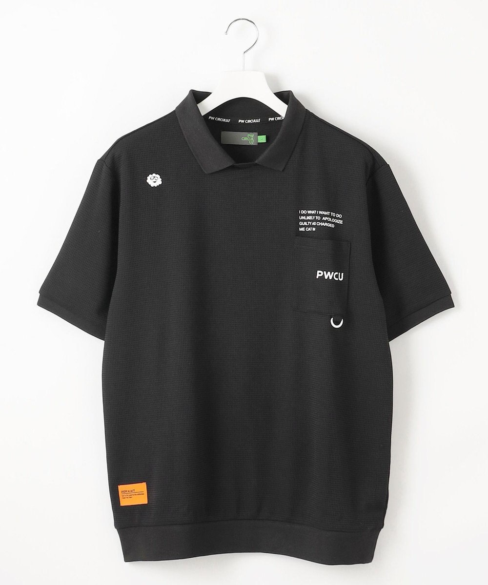PW CIRCULUS 【GOLF OUT掲載アイテム】【MEN】ワッフルポロ ゴルフ 