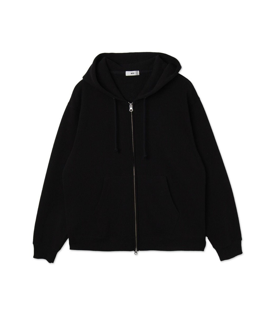 WEGO 【ユニセックス着用ITEM/SMLサイズ展開】リラックスフィットダブルZIPパーカー 