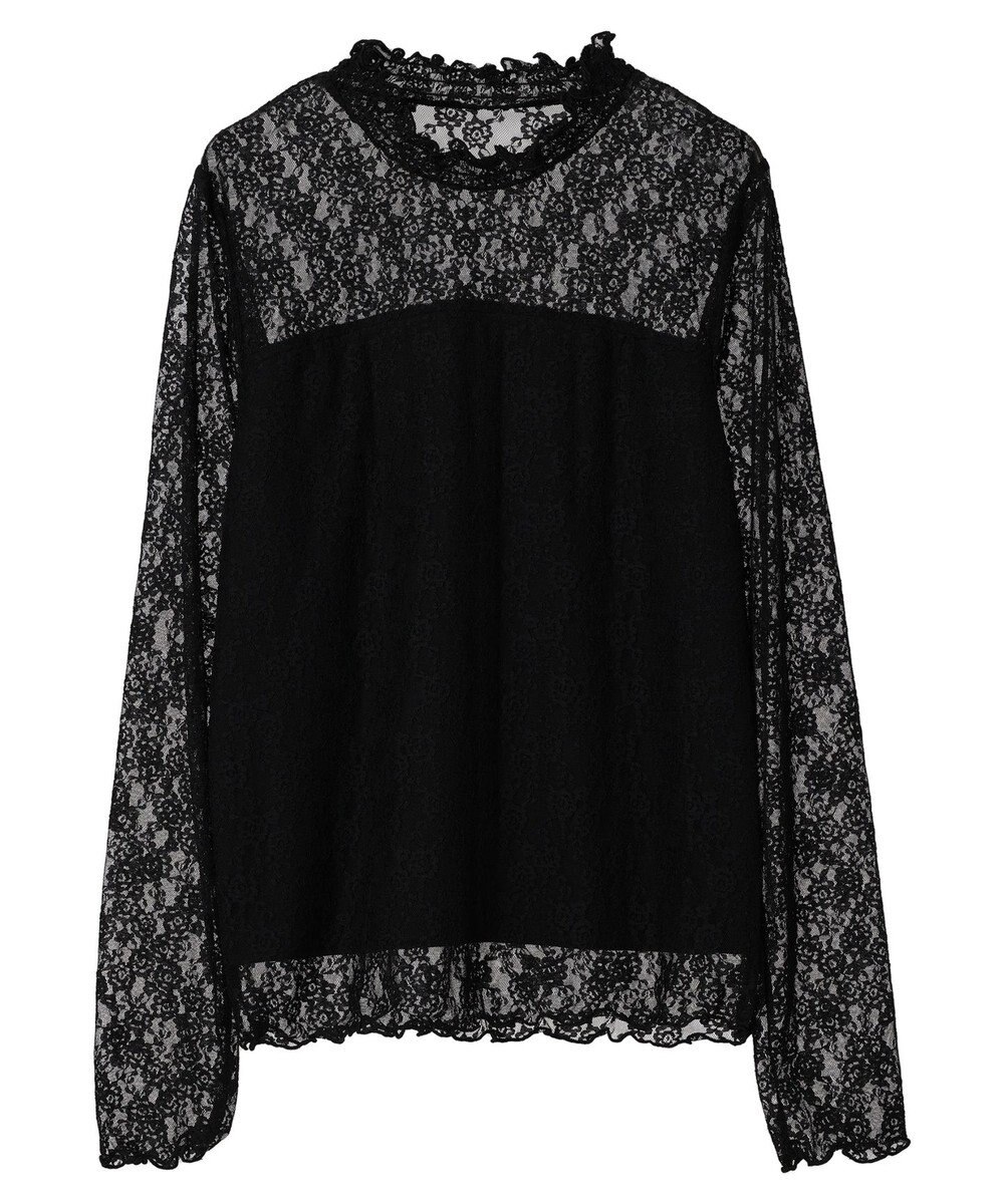 earth music&ecology レースドッキングプルオーバー 