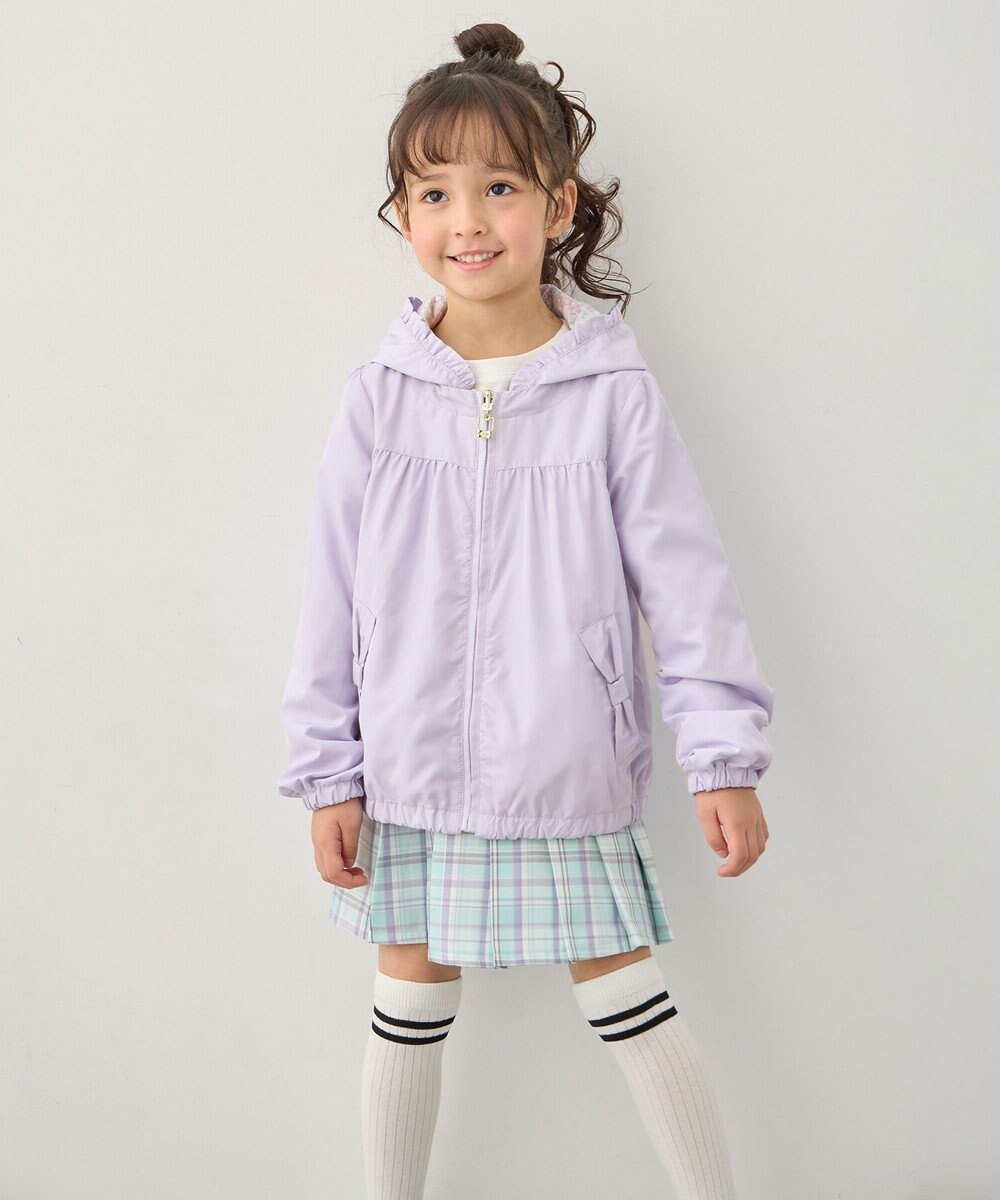 ANY KIDS 【フード取り外し/洗濯機可能】撥水加工リバーシブルゾン 