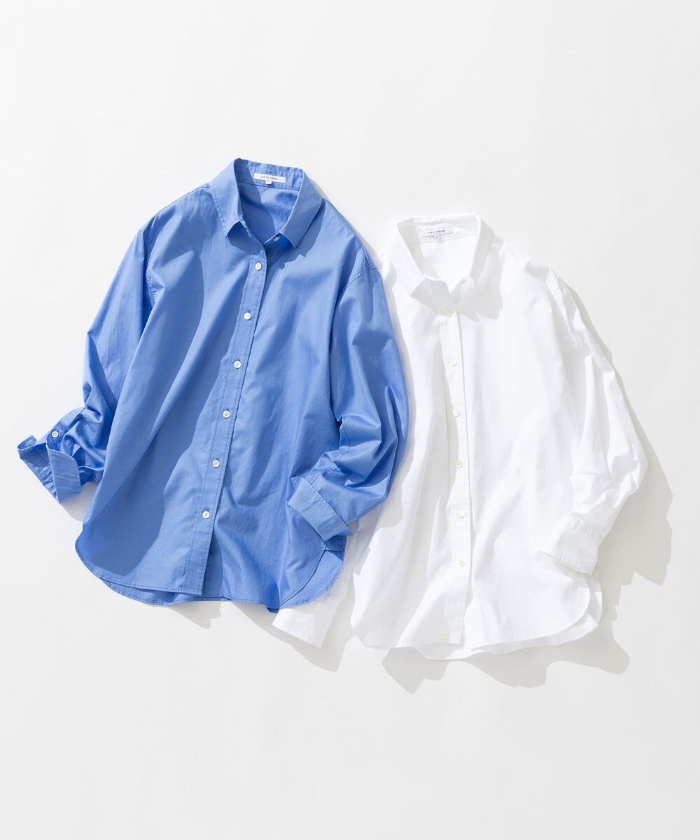 23区 【見上愛さん着用/VERY掲載】CANCLINI シャーティング ベーシックシャツ 