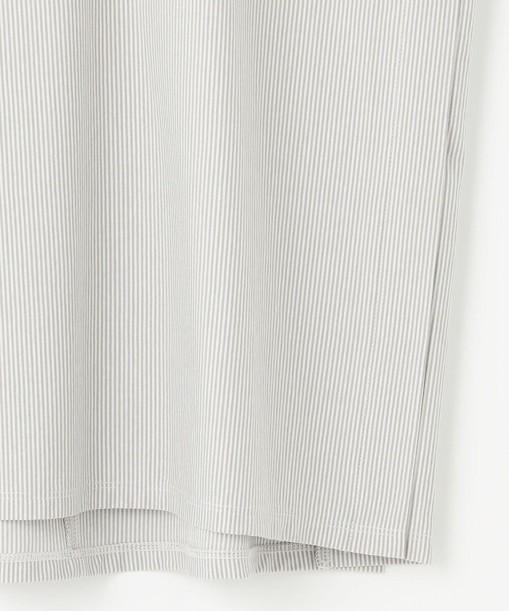 ANY SIS S 【洗える】シルケットストライプフレンチスリーブ カットソー 